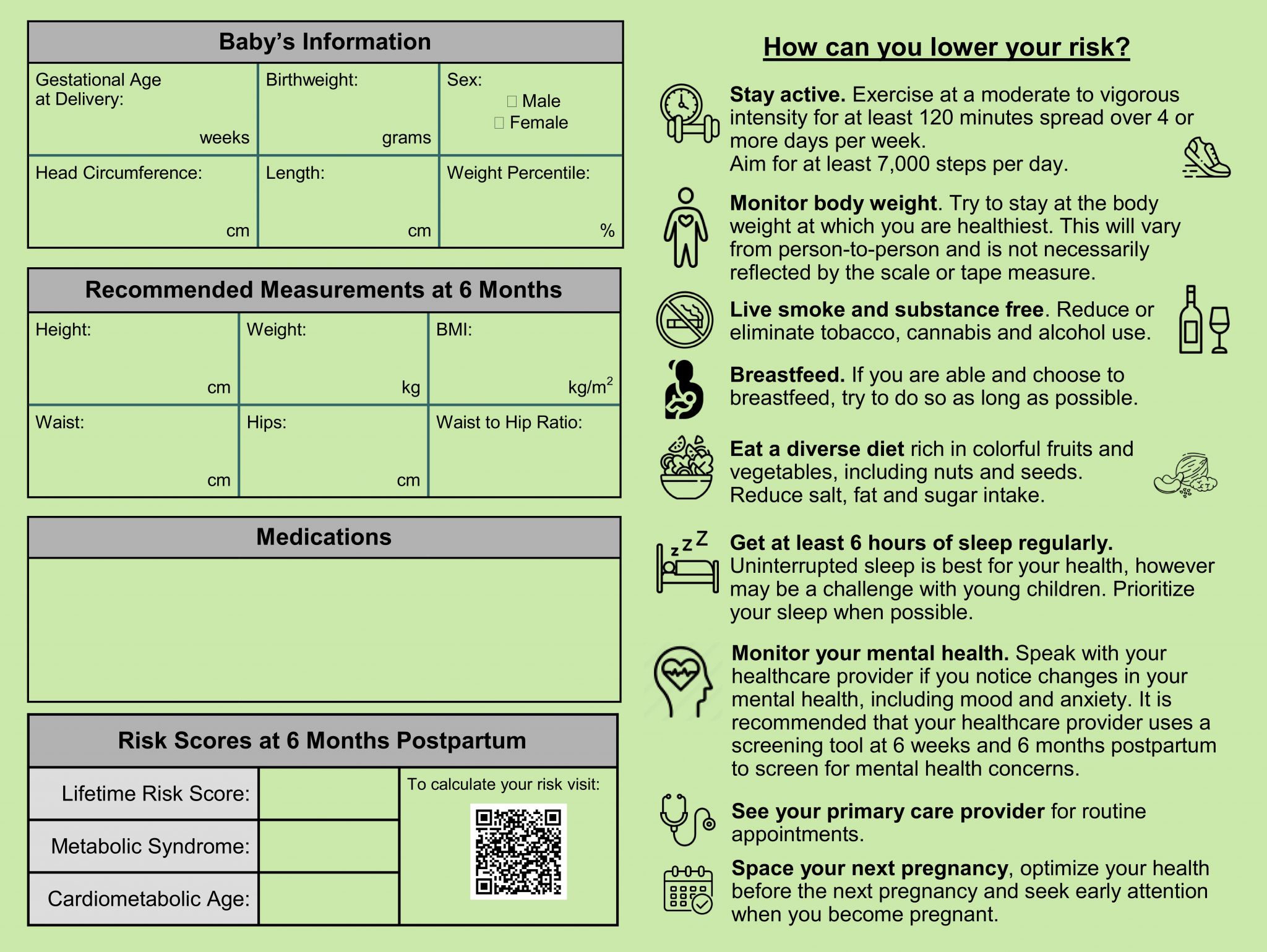 Page 4 of the canadian pregnancy passport